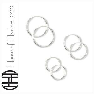 House Of Harlow 1960 3-PC Drop Hoop Earring Set